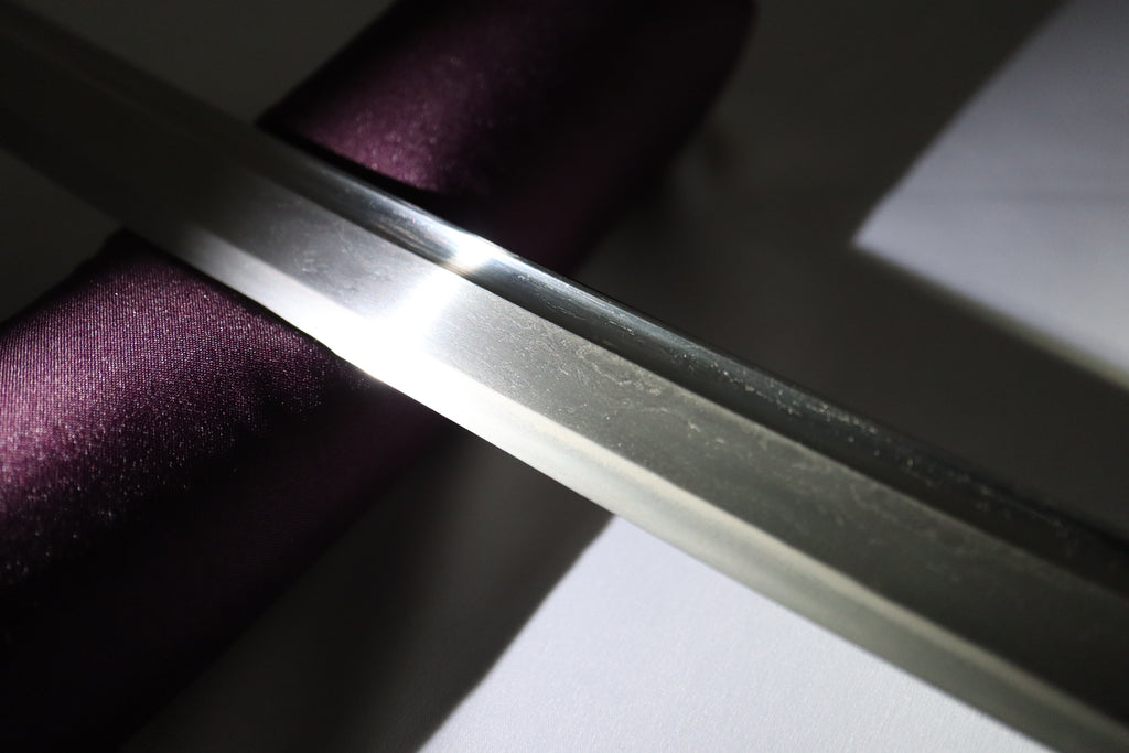Mumei Uda Kunimune Katana with Koshirae and Shirasaya with Hon'ami origami and NBTHK Tokubetsu Hozon Early Muromachi period (1394–1428AD)